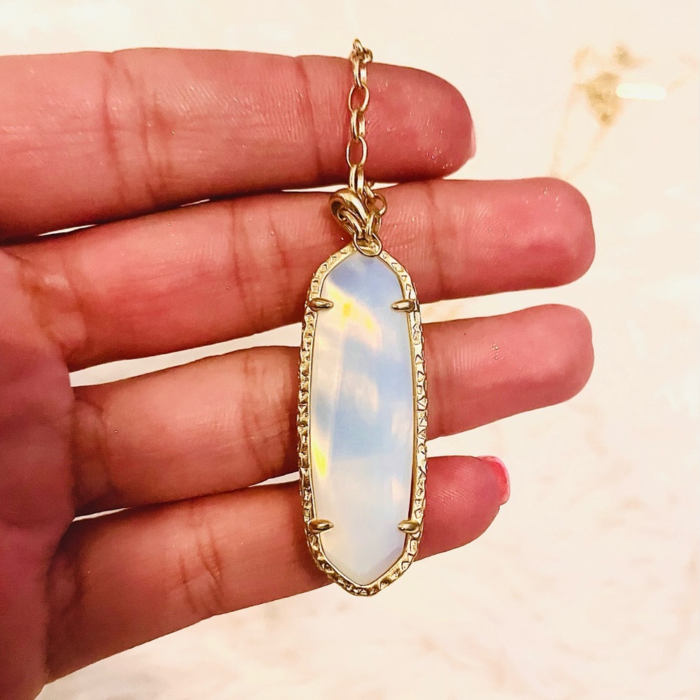 Kendra Scott Gold and Opalescent Pendant Necklace